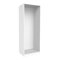 Form Darwin Modular White Wardrobe cabinet (H)2004mm (W)750mm (D)566mm