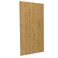 Form Darwin Oak effect Chipboard Cabinet door (H)958mm (W)497mm