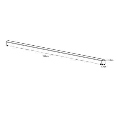 Form Darwin Oak effect Cornice (L)3050mm