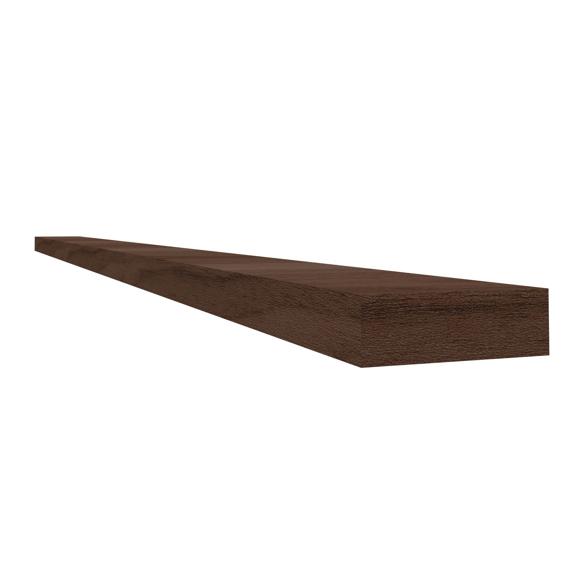 Form Darwin Walnut effect Vertical Trim (L)2044mm