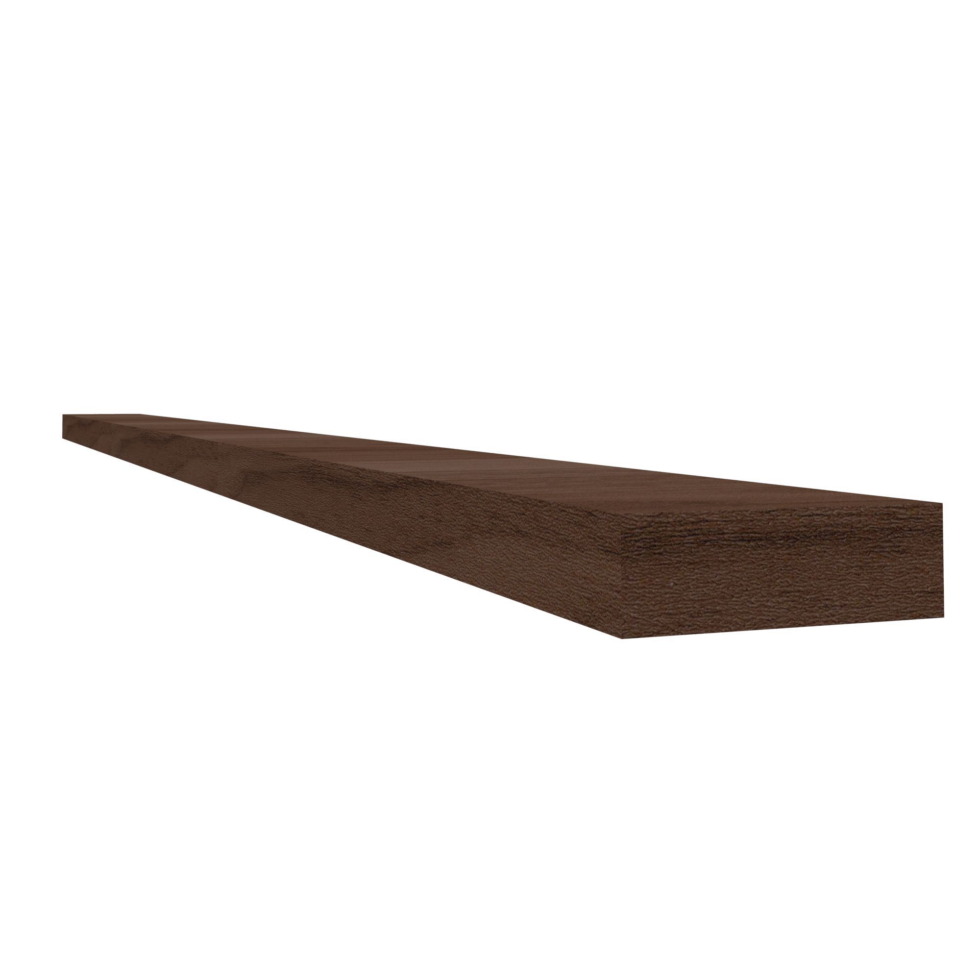 Form Darwin Walnut effect Vertical Trim (L)2396mm