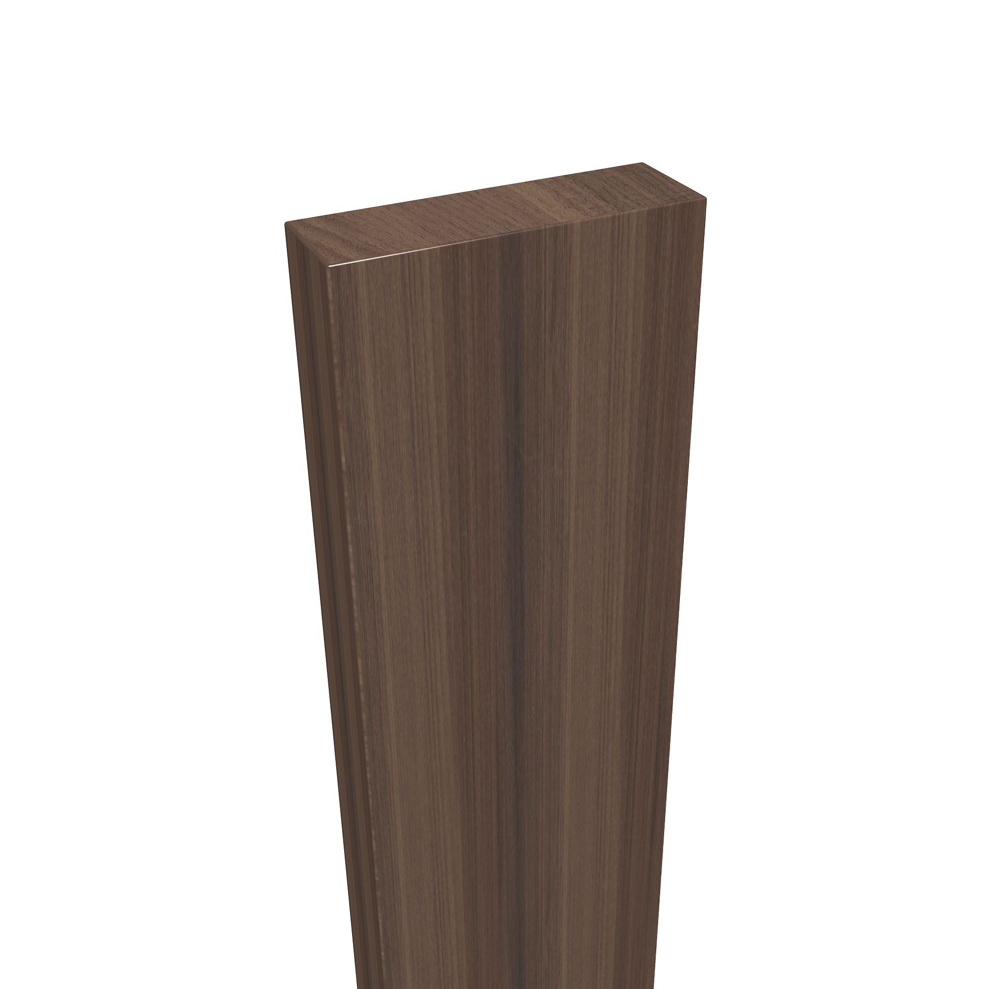 Form Darwin Walnut effect Vertical Trim (L)2396mm