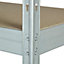 Form Exa 4 shelf Medium-density fibreboard (MDF) & steel Shelving unit (H)1800mm (W)1500mm