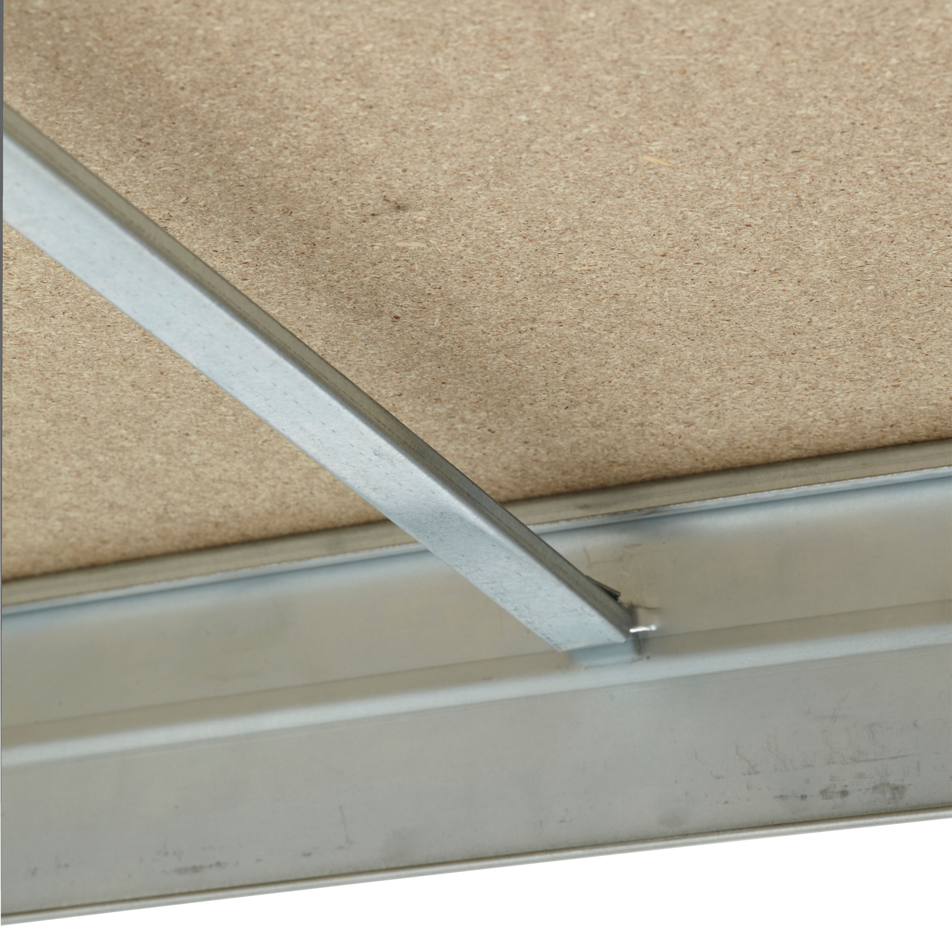 Form Exa 5 shelf HDF & steel Shelving unit (H)1800mm (W)750mm (D)350mm