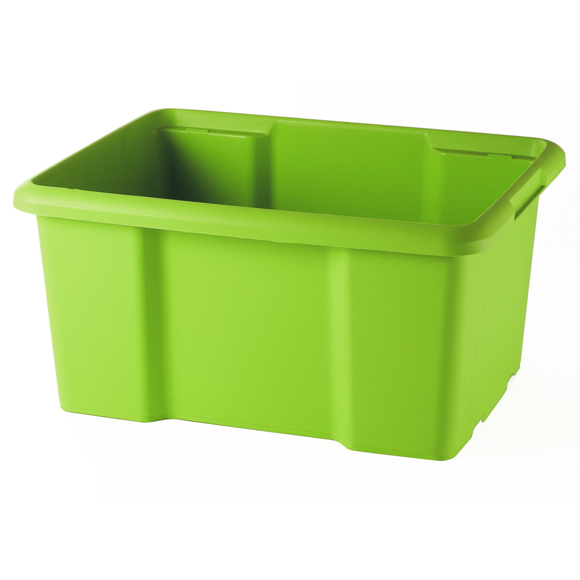 Form Fitty Green 26L Plastic Stackable Storage box DIY at B&Q