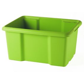 Form Fitty Green 26L Plastic Stackable Storage box