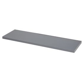 Form Grey MDF Shelf board (W)600mm (D)190mm