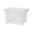 Form Kaze Clear 15L Small Plastic Stackable Storage box & Lid, Pack of 3