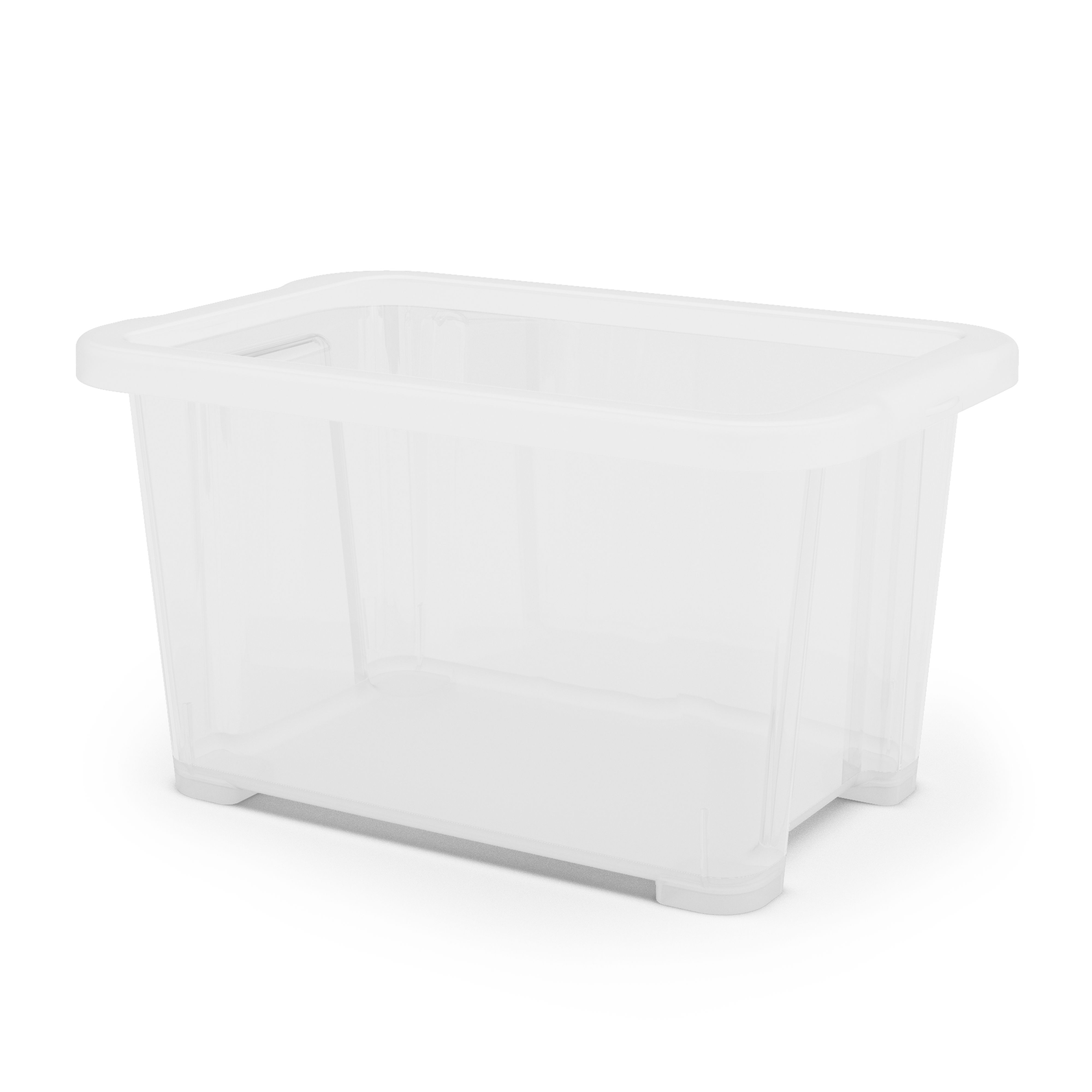 Form Kaze Clear 1L Plastic Stackable Storage box