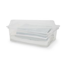 Form Kaze Clear 29L Plastic Medium Stackable Storage box