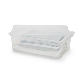 Form Kaze Clear 29L Polypropylene (PP) Medium Stackable Storage box