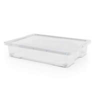 Form Kaze Clear 50L Plastic XL Stackable Storage box & Lid