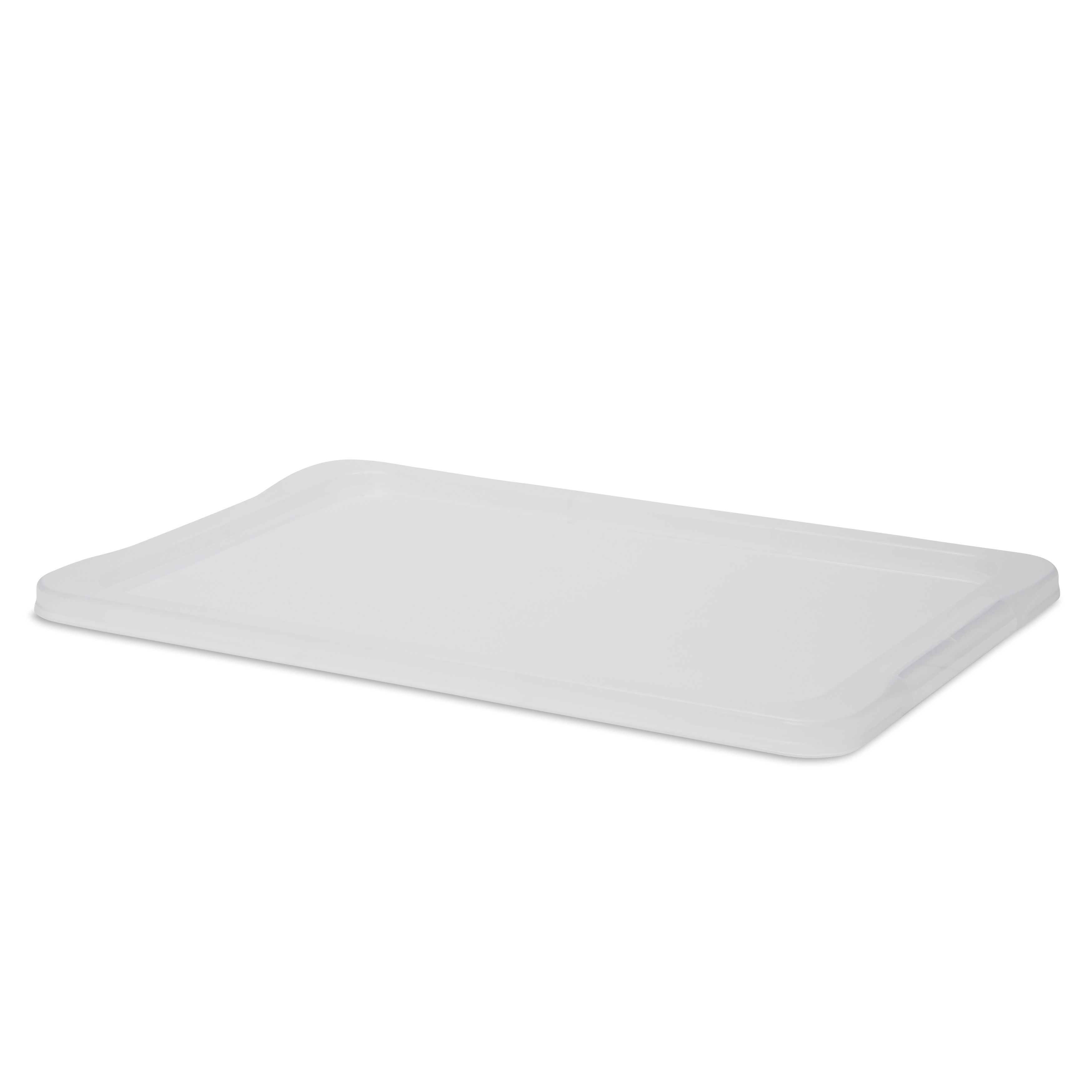 Form Kaze Clear 50L XL Plastic Nesting Storage box with Lid, Pack of 3