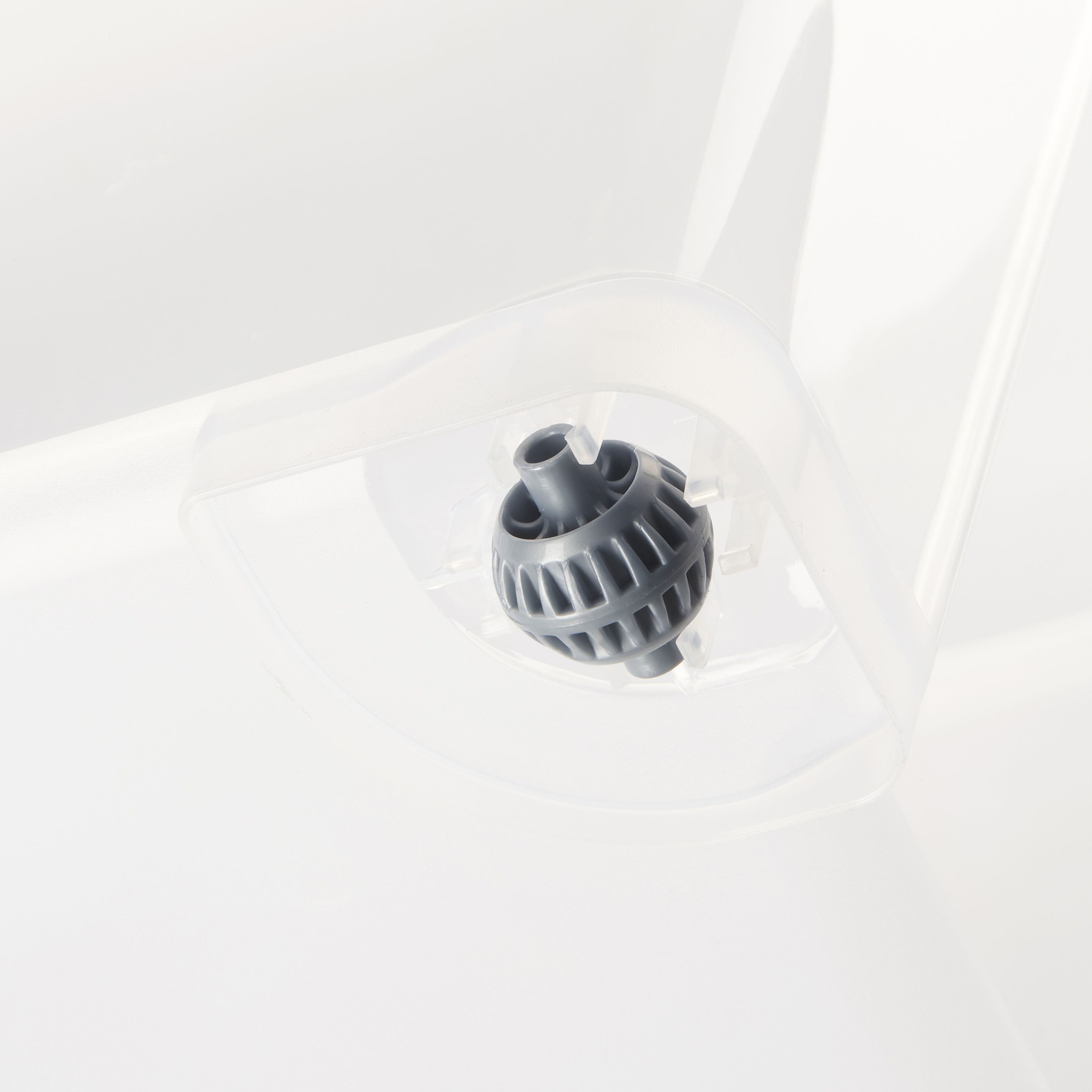 Form Kaze Clear 50L XL Plastic Nesting Storage box with Lid, Pack of 3