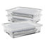Form Kaze Clear 50L XL Plastic Storage box & Lid, Pack of 3