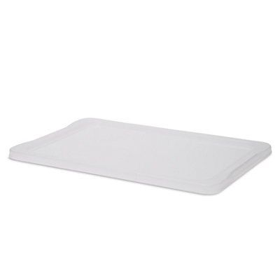 Form Kaze Clear 63L XXL Plastic Stackable Storage box & Lid, Pack of 3