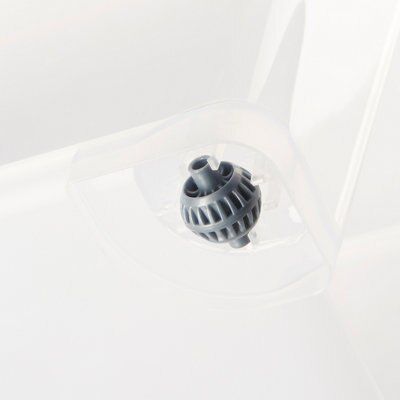 Form Kaze Clear 63L XXL Plastic Stackable Storage box & Lid, Pack of 3
