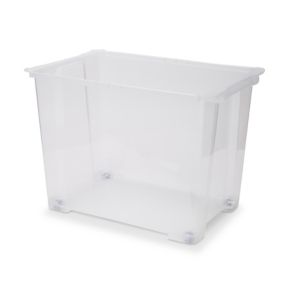 Form Kaze Clear 63L XXL Plastic Stackable Storage box