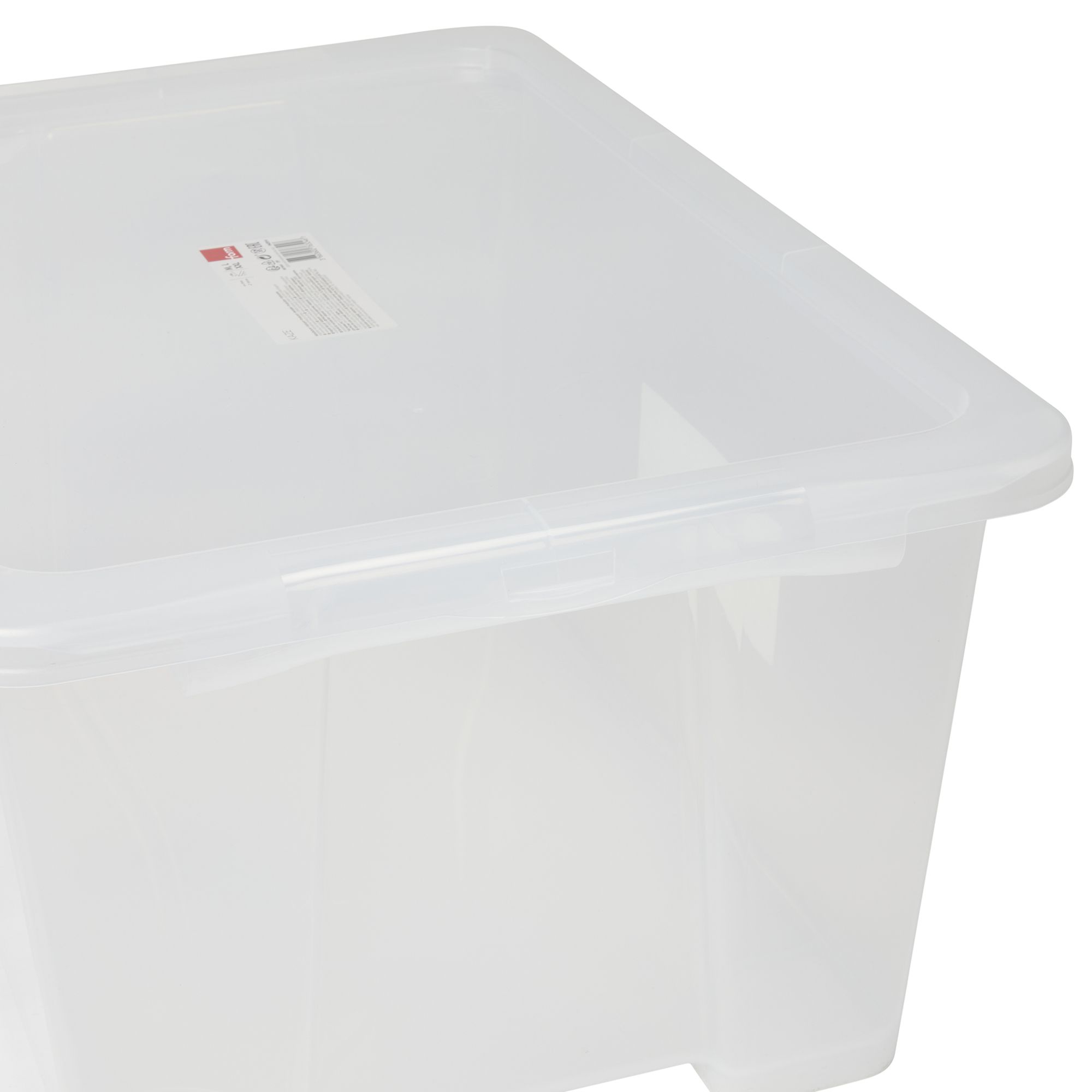 Form Kaze Transparent Plastic Stackable Storage box & Lid, Set of 5