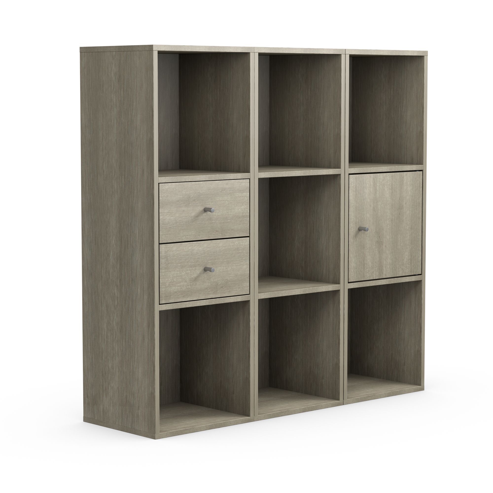 Form Konnect Grey oak effect Storage unit (H)1032mm (W)1056mm (D)317mm