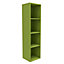 Form Konnect Lime Freestanding 4 shelf Cube Shelving unit, (H)1372mm (W)352mm