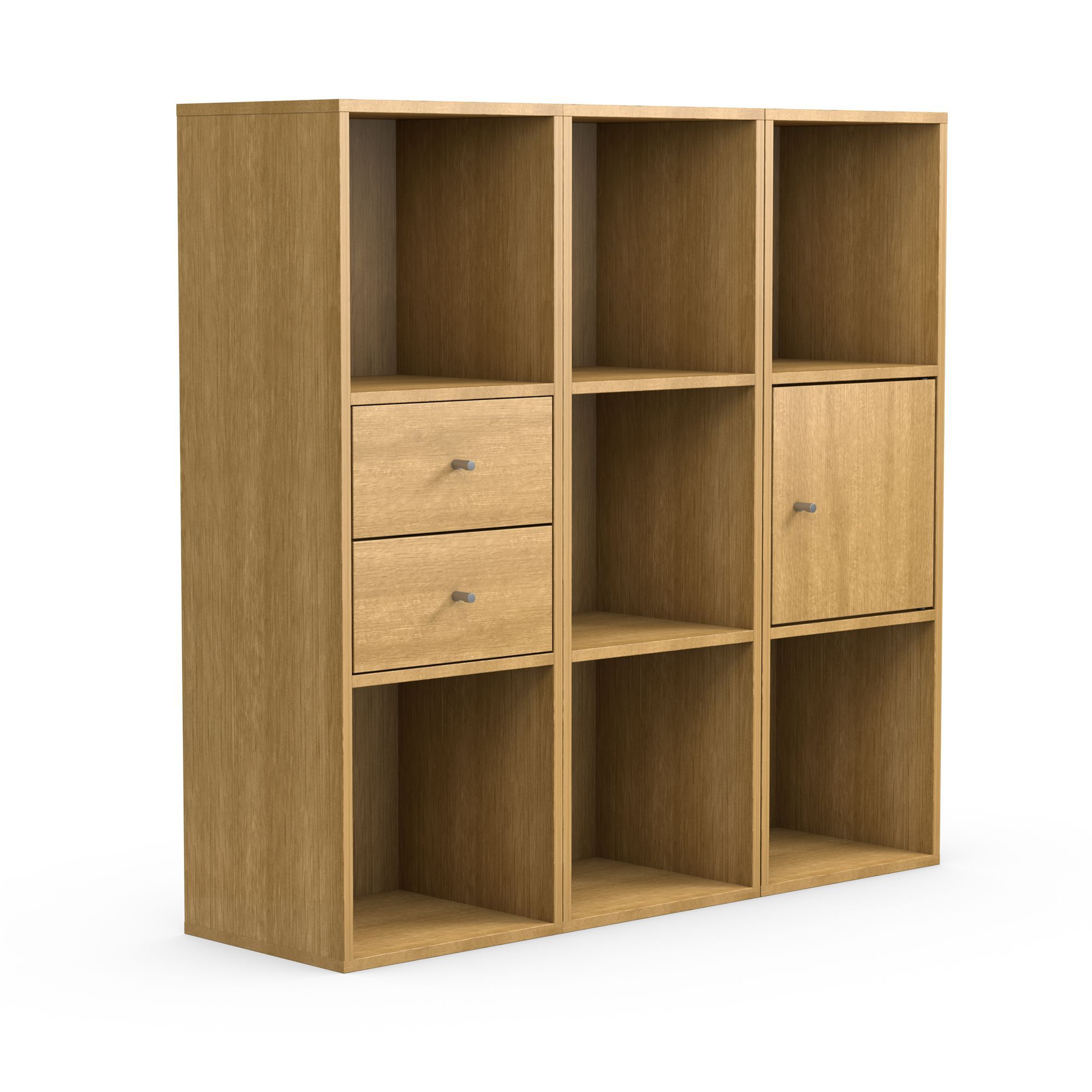 Form Konnect Oak effect Storage unit (H)1032mm (W)1056mm (D)317mm DIY