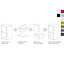 Form Konnect Red Freestanding 3 shelf Cube Shelving unit, (H)1032mm (W)352mm