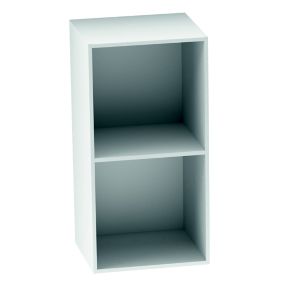 Form Konnect White 2 compartments Freestanding Cube Shelving unit (H)692mm (W)352mm (D)317mm