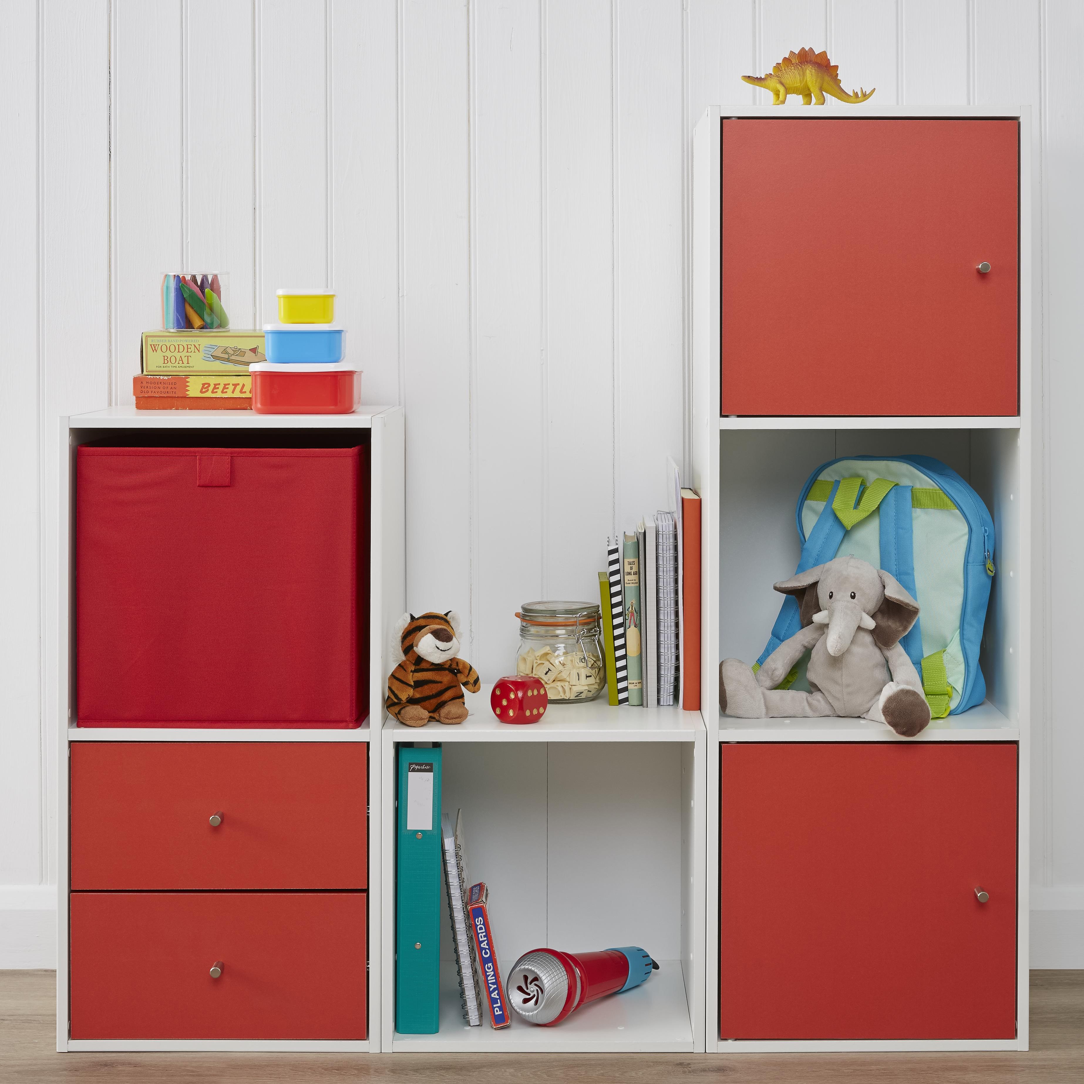 Form Konnect White Freestanding Cube Shelving unit, (H)692mm (W)352mm