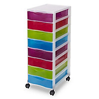 Form Kontor Multicolour 43L 8 drawer Non-stackable Tower unit