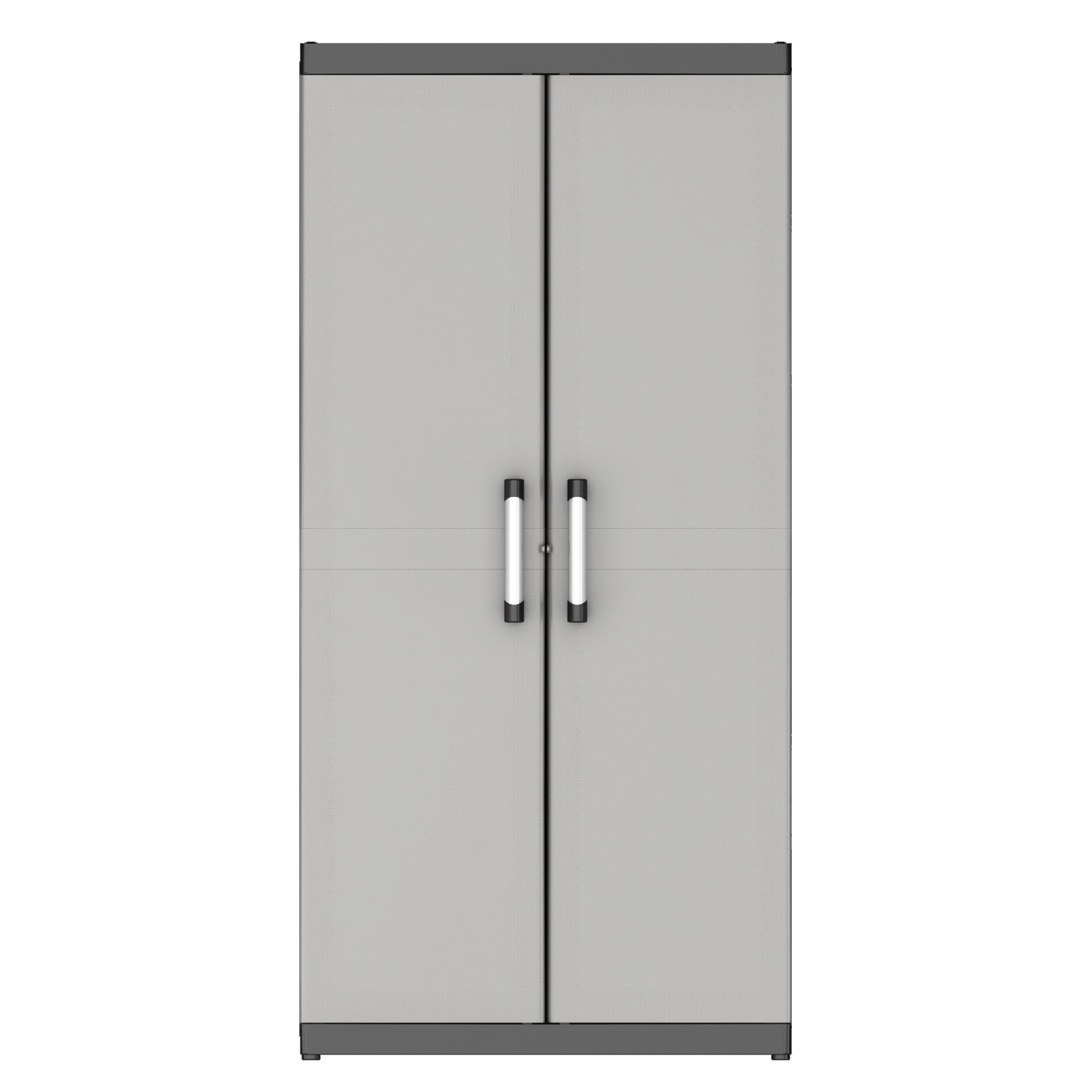 Form Links 4 shelf Black & grey XL tall Utility Storage cabinet