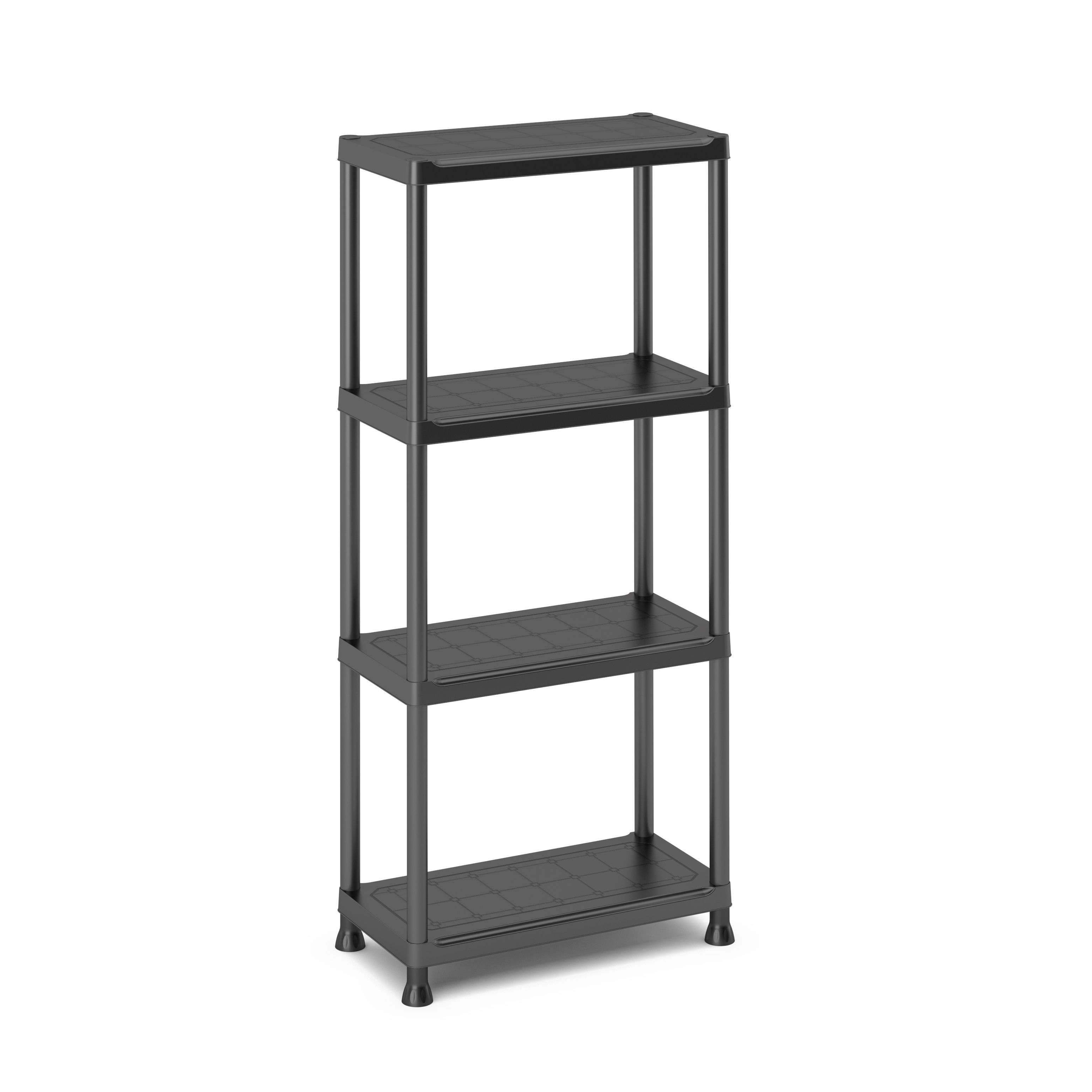 Form Links 4 shelf Plastic Shelving unit (H)1350mm (W)600mm (D)300mm