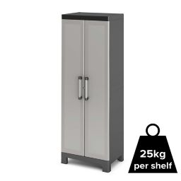 Form Links 4 shelf Polypropylene Tall Utility Storage cabinet