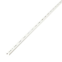 Form Lony White Single slot upright (L)2000mm (W)18mm