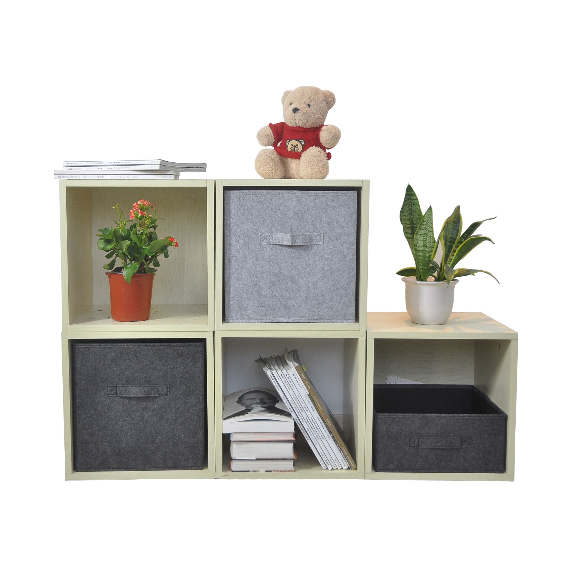Form Mixxit Anthracite Storage basket (H)31cm (W)31cm (D)31cm