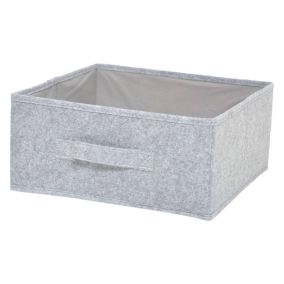 Form Mixxit Grey Storage basket (H)14cm (W)31cm (D)31cm