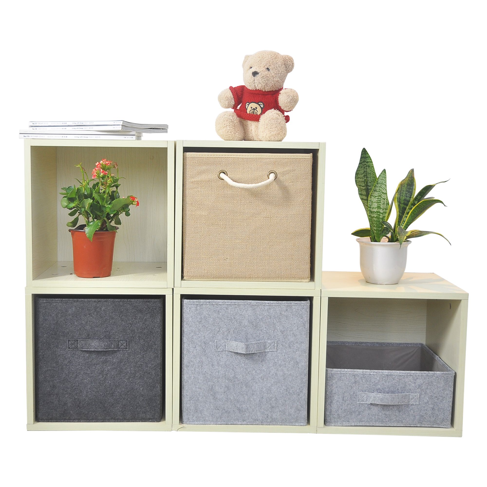 Form Mixxit Grey Storage basket (H)31cm (W)31cm (D)31cm