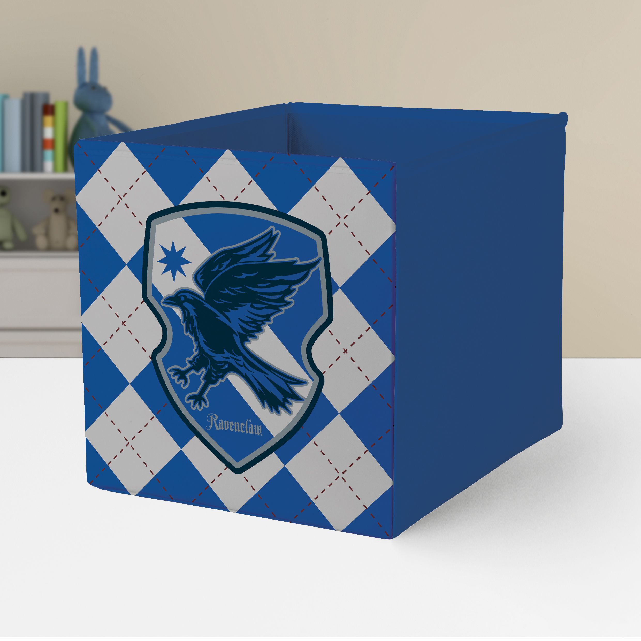 Form Mixxit Harry Potter Multicolour Cardboard & polyester Storage basket (H)31cm (W)31cm (D)31cm