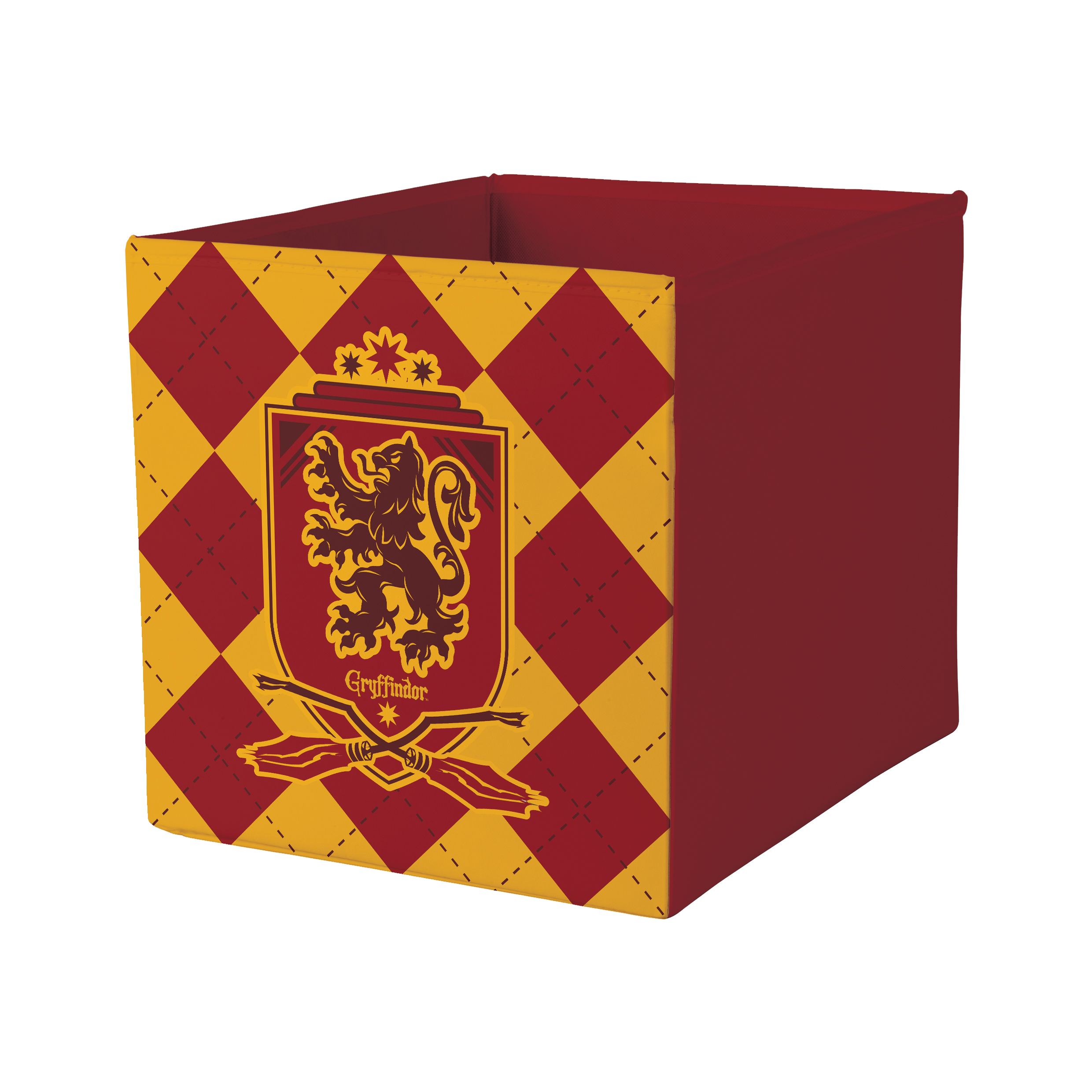 Form Mixxit Harry Potter Multicolour Cardboard & polyester Storage basket (H)31cm (W)31cm (D)31cm