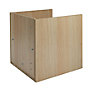 Form Mixxit Oak effect Melamine-faced chipboard (MFC) Cabinet door (H)330mm (W)330mm