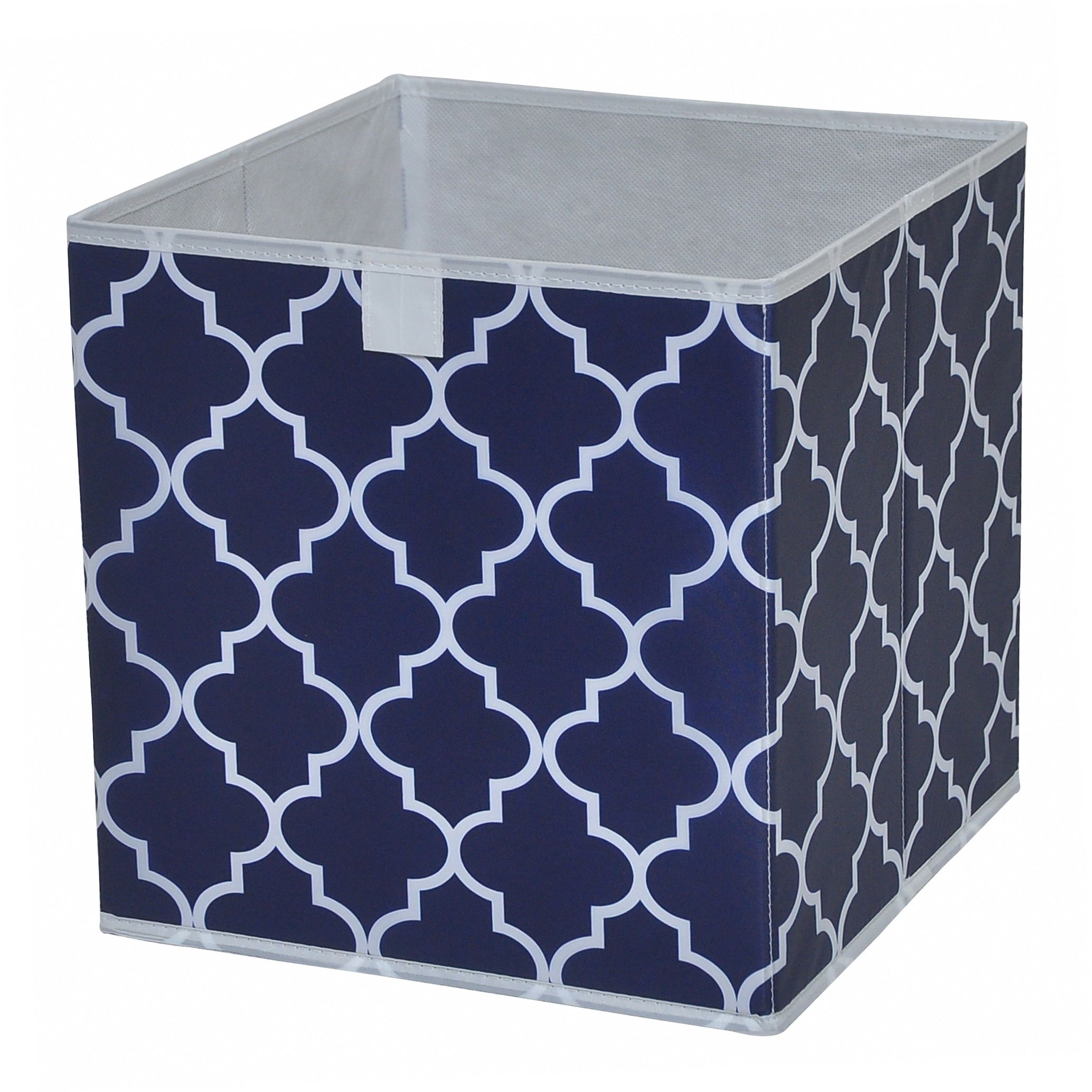 Form Mixxit Royal blue Geometric 29L Foldable Storage box DIY at B&Q