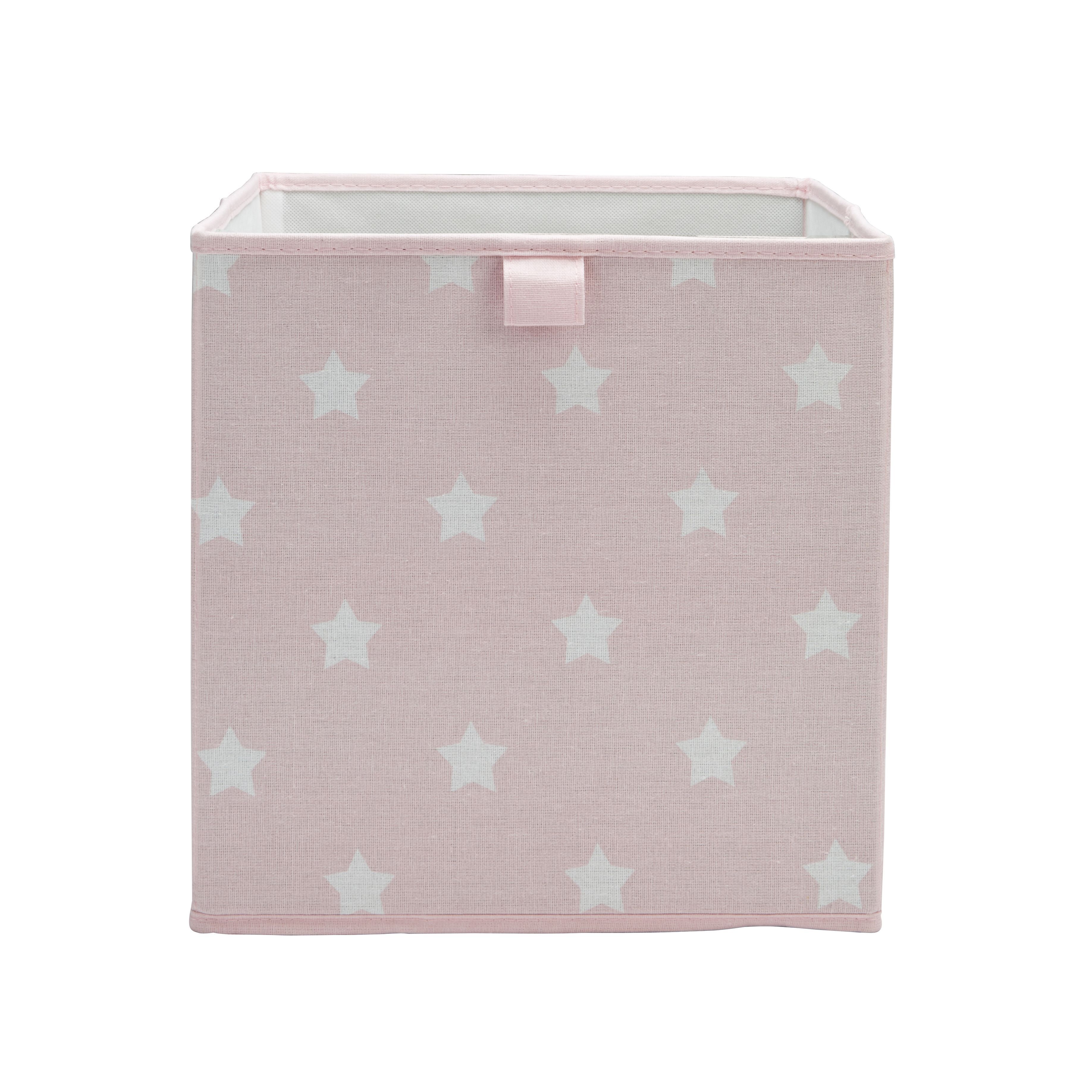 Form Mixxit Star Pink & white Storage basket (H)31cm (W)31cm