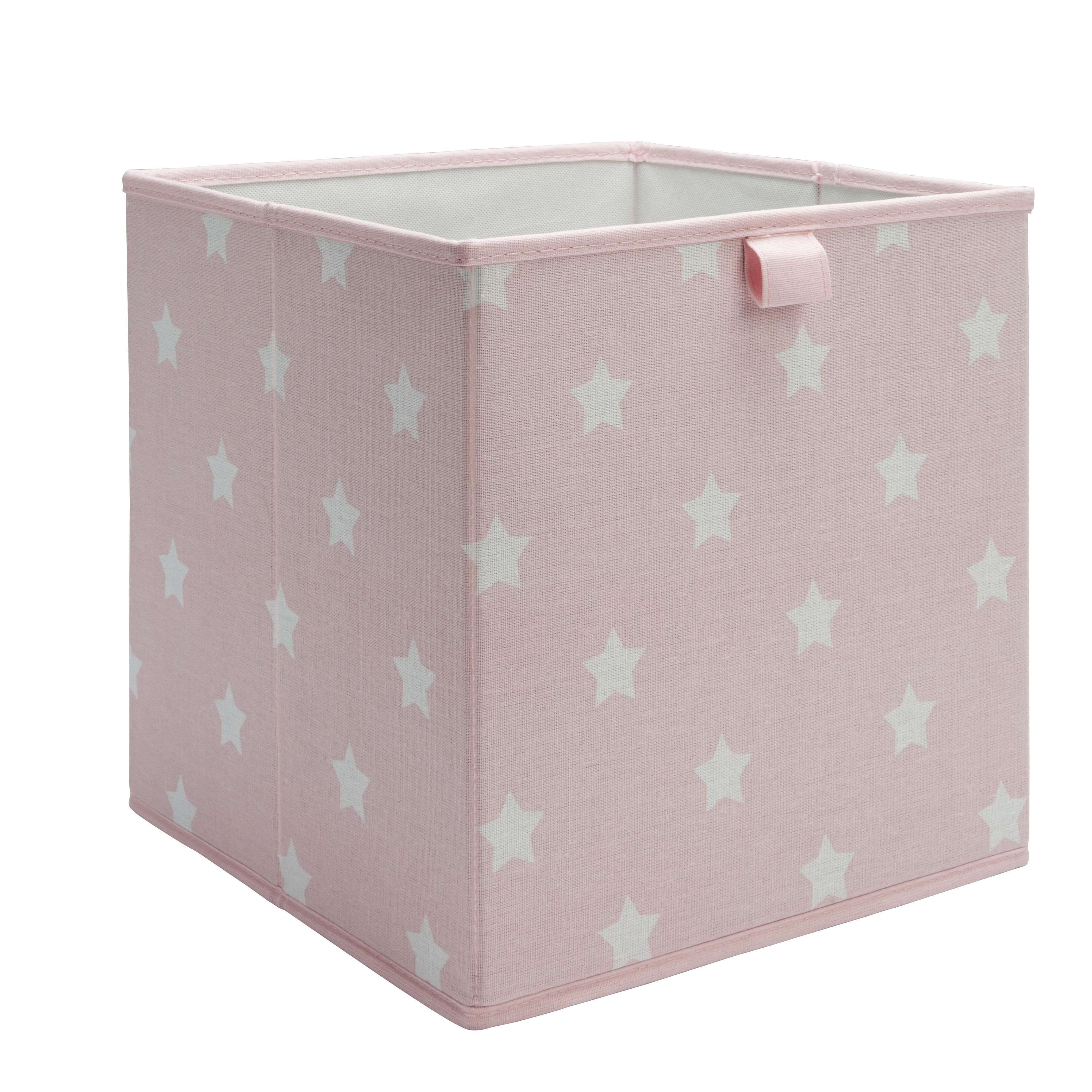 Form Mixxit Star Pink & white Storage basket (H)31cm (W)31cm