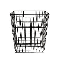 Form Mixxit Wire Black Metal Storage basket (H)31cm (W)31cm