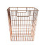 Form Mixxit Wire Copper effect Metal Storage basket (H)31cm (W)31cm