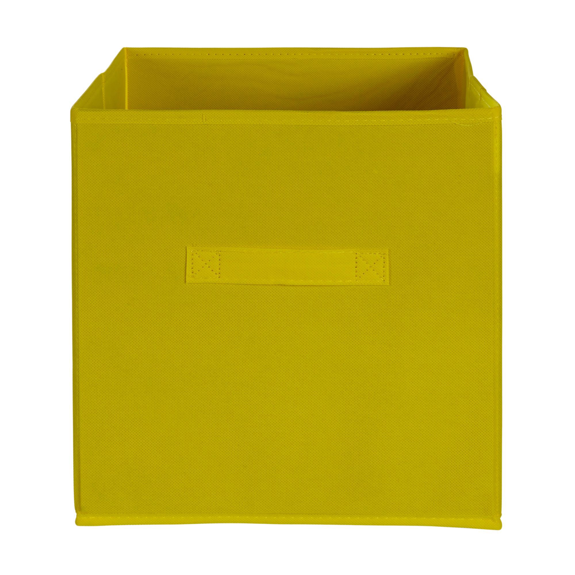 Form Mixxit Yellow Fabric Storage basket (H)31cm (W)31cm (D)31cm | DIY ...