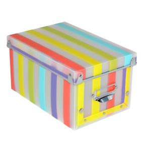Form Multicolour Striped Plastic Storage box