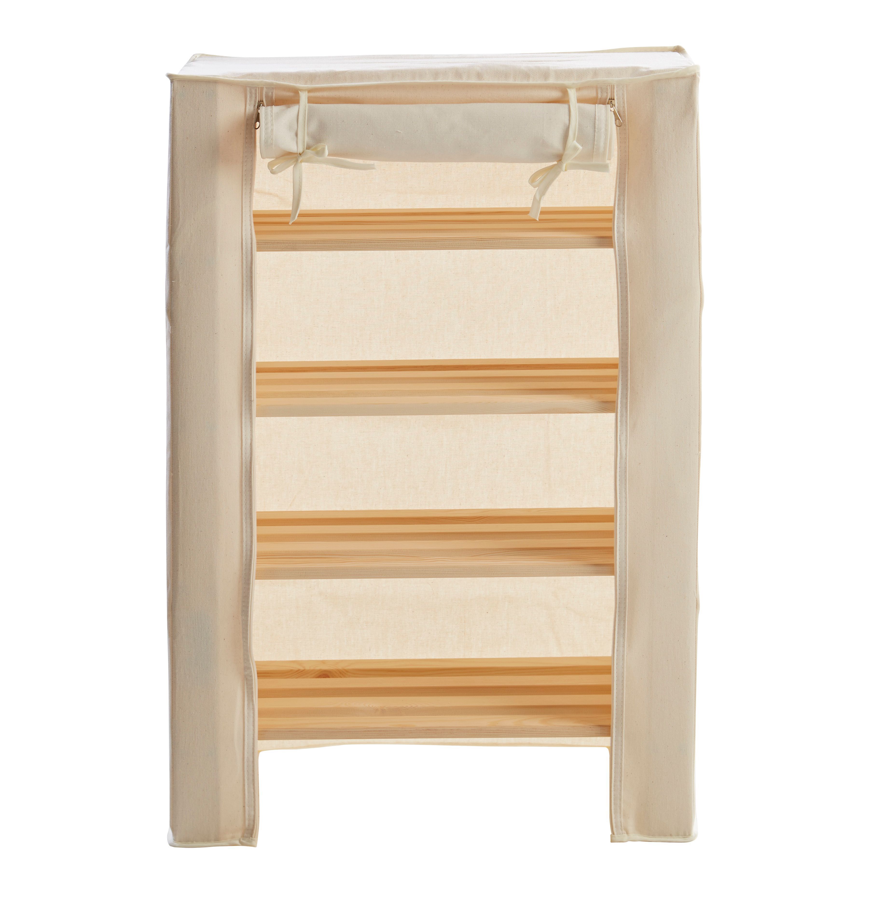 Form Natural 4 Shelf Covered shelving unit (H)900mm (W)600mm DIY at B&Q