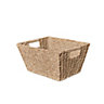 Form Natural Metal & seagrass Stackable Storage basket (H)20cm (W)40cm
