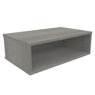Form Oppen Grey oak effect Bookcase, (H)240.5mm (W)748mm